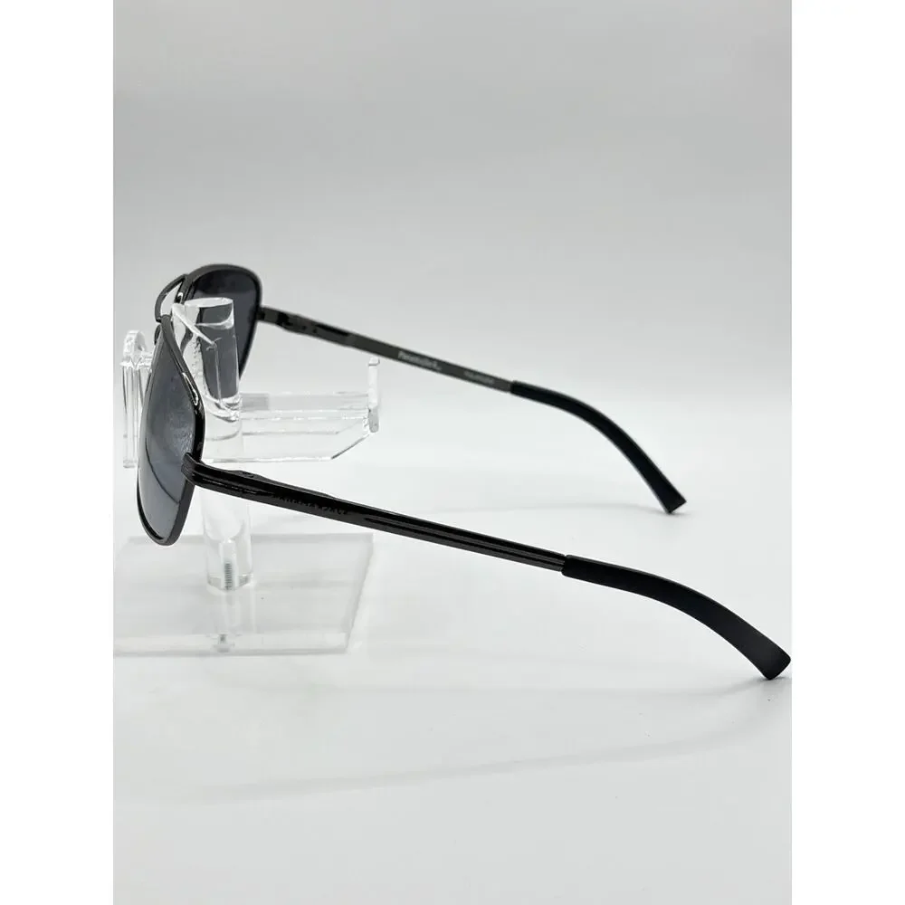 Panama Jack Polarized Aviator Sunglasses Black Gunmetal Unisex